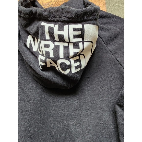 The North Face Black Pullover Hoodie Womens Size M Logo on Hood - Picture 1 of 6